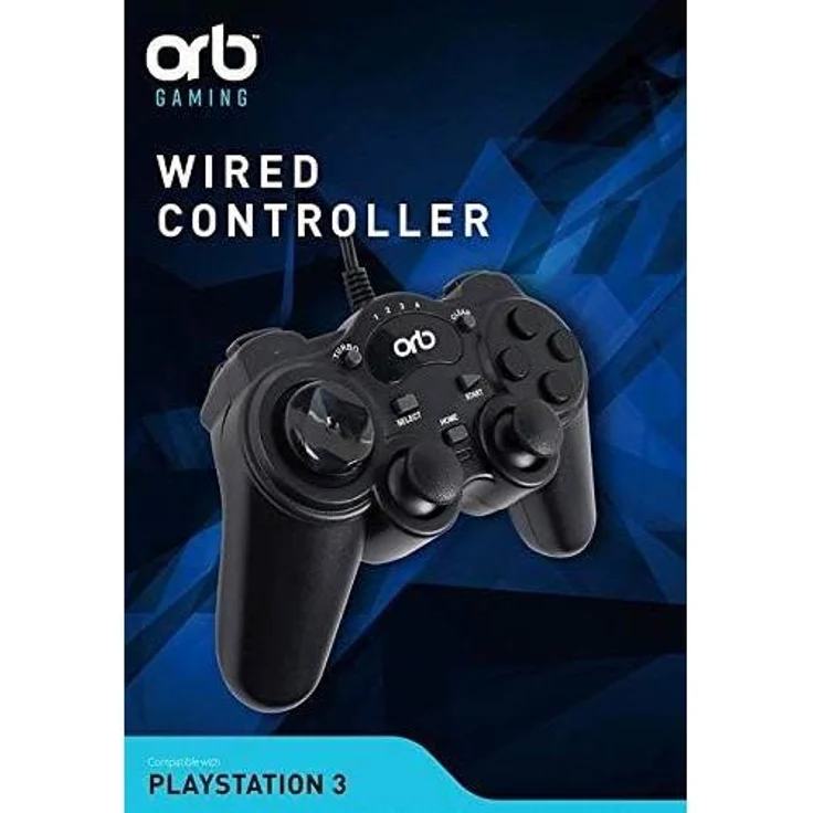 ORB Wired Controller für PS3, Gaming Controller mit präziser Steuerung