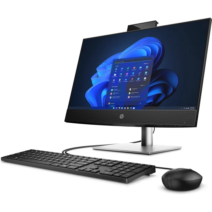 HP ProOne 440 G9, All-in-One-PC mit 23,8" FHD IPS-Touchscreen, Intel i3-12100T, 8GB RAM, 512GB SSD, Windows 11 Home, schwarz