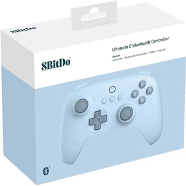 8Bitdo Ultimate C Bluetooth Controller for Switch with 6-axis Motion Control and Rumble Vibration (Blue) – Bild 5