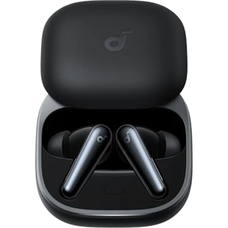 SOUNDCORE BY ANKER Liberty 5, In-ear Kopfhörer mit Noise Cancelling, Dolby Audio und 6 Mics, Tinten-Schwarz – Bild 3