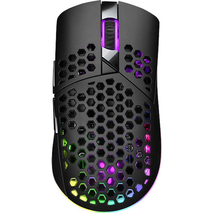 ISY IGM-5000-BK ULTRALIGHT WL RGB Gaming Maus, Schwarz