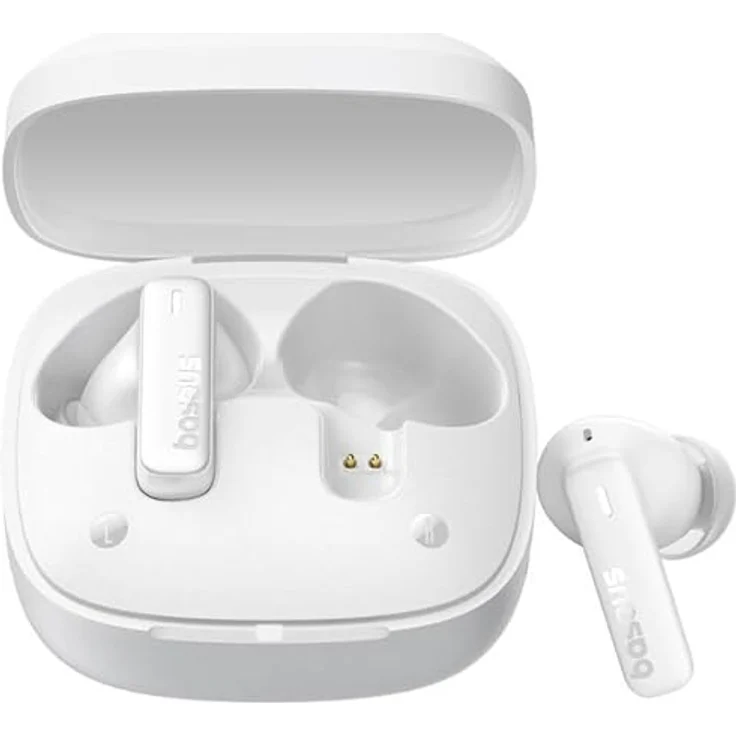 Baseus Bowie E19 TWS Kabellose In-Ear-Kopfhörer - Weiß, Bluetooth 5.3, IPX5-Wasserbeständigkeit, 33 Stunden Akkulaufzeit – Bild 2