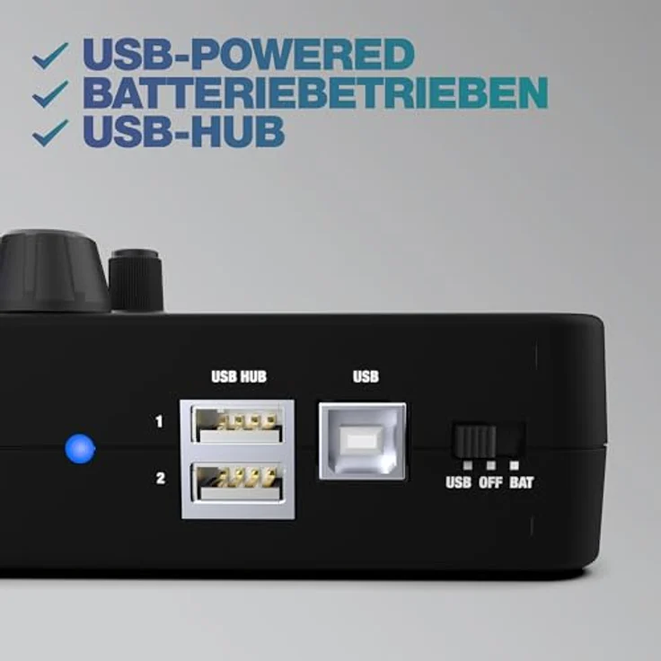 Reloop Keypad Pro, Kompakte USB-MIDI DAW-Workstation mit 4-in-1-Funktionalität, schwarz – Bild 5