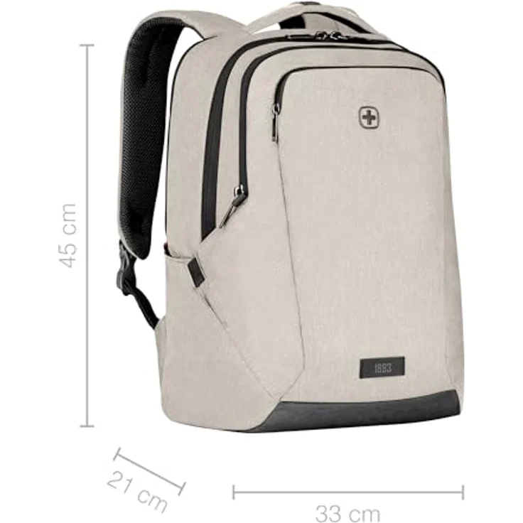 Wenger MX Professional, Rucksack für Laptops bis 40,6 cm, wasserabweisend mit Anti-Diebstahl-Verschluss – Bild 3