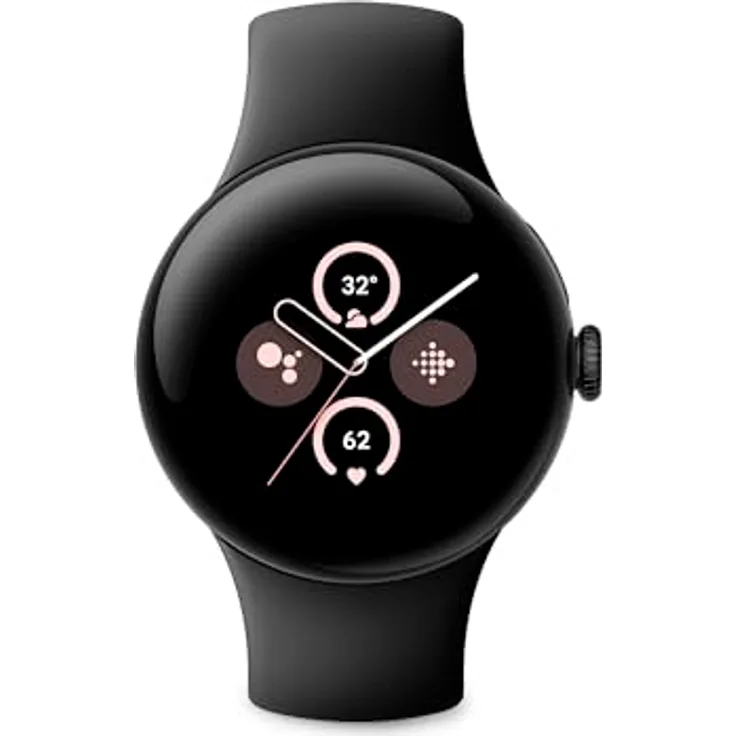 Google Pixel Watch 2 (WLAN), Matte Black/Obsidian