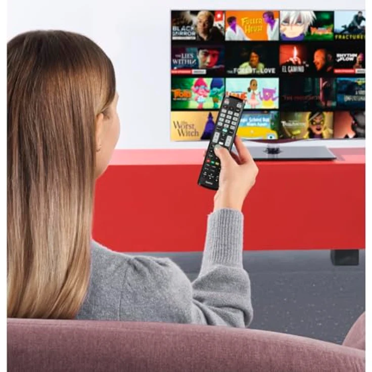 Hama Universal Ersatzfernbedienung für Samsung TV, lernfähig Universal-Fernbedienung (1-in-1), schwarz - Preisvergleich – Bild 5