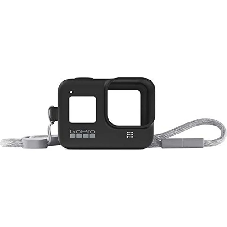 GoPro Hülle + Trageband für HERO8 Black - Blackout (Offizielles GoPro Zubehör) Schwarz – Bild 3