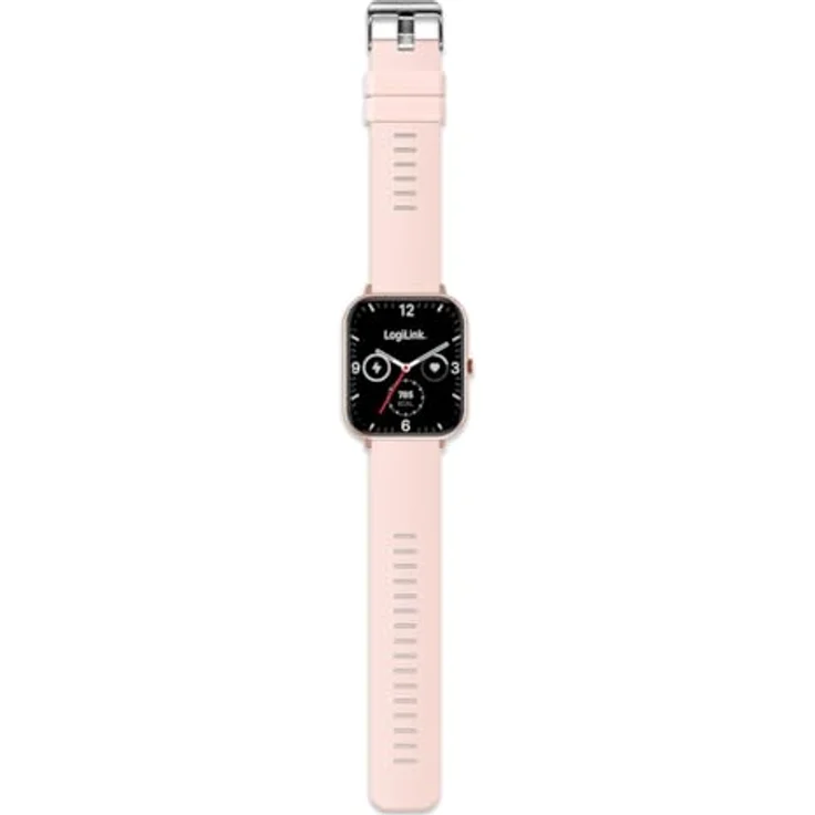 LogiLink Edge Smartwatch, 1,83 Zoll LCD-Touchscreen, rosa, IP68 wasserdicht, Bluetooth 5.2, umfangreiche Gesundheitsfunktionen – Bild 7