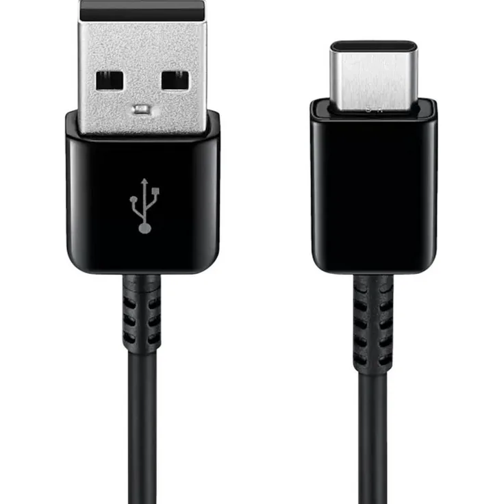 ENGELMANN EnM0502 USB-C auf USB-A Kabel, 1 Meter Ladekabel für schnelle Datenübertragung, schwarz
