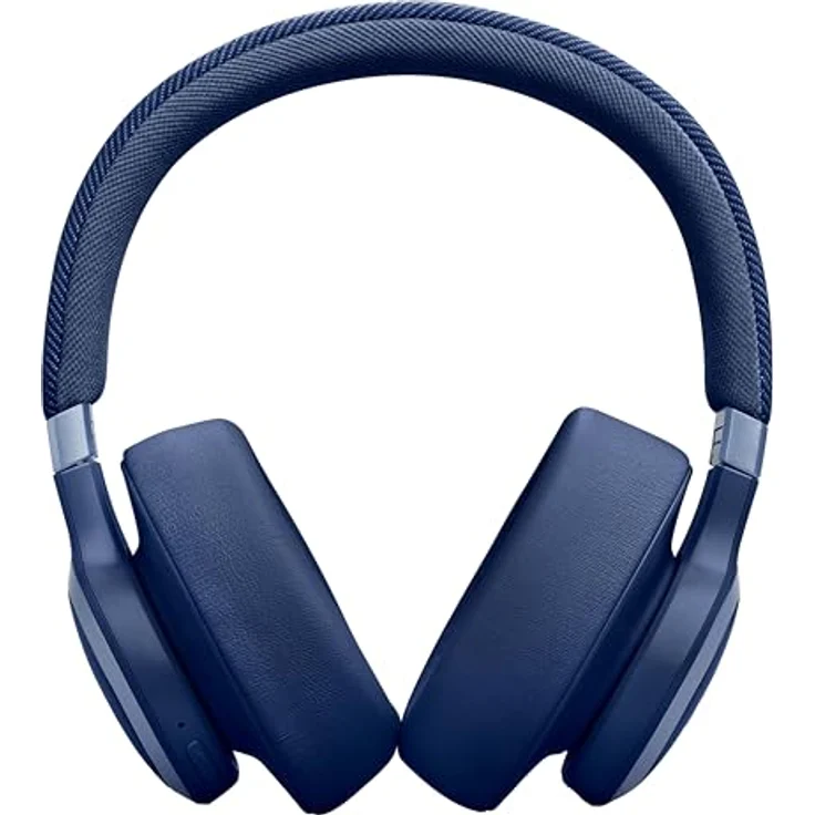 JBL Live 770 NC – Bluetooth Over-Ear-Kopfhörer mit adaptivem Noise-Cancelling – Kabellose Ohrhörer Signature Sound und Sprachassistent – Langer Musikgenuss für bis zu 65 Stunden – Blau – Bild 2