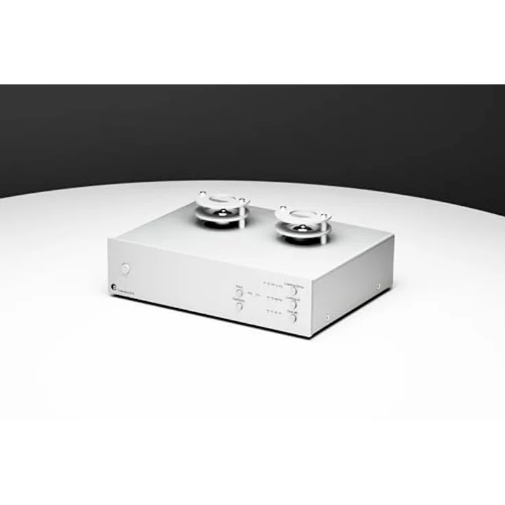 Pro-Ject Tube Box S3 B, True Balanced High End Röhren Phono-Vorverstärker mit Dual Mono Design, MM/MC kompatibel, Silber – Bild 5