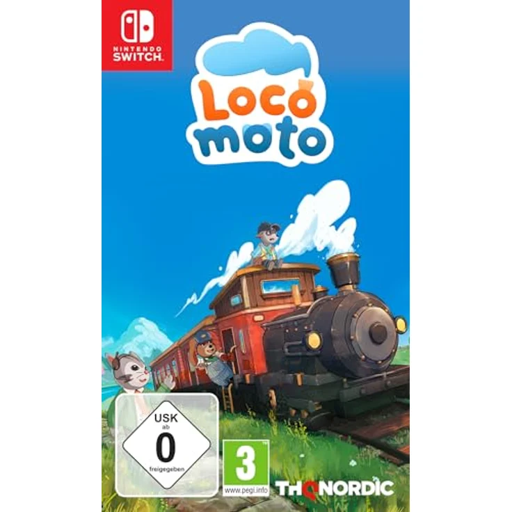 THQ NORDIC GMBH Locomoto - Nintendo Switch, Lebenssimulation mit individuellem Zug-Management und Erkundungselementen – Bild 1