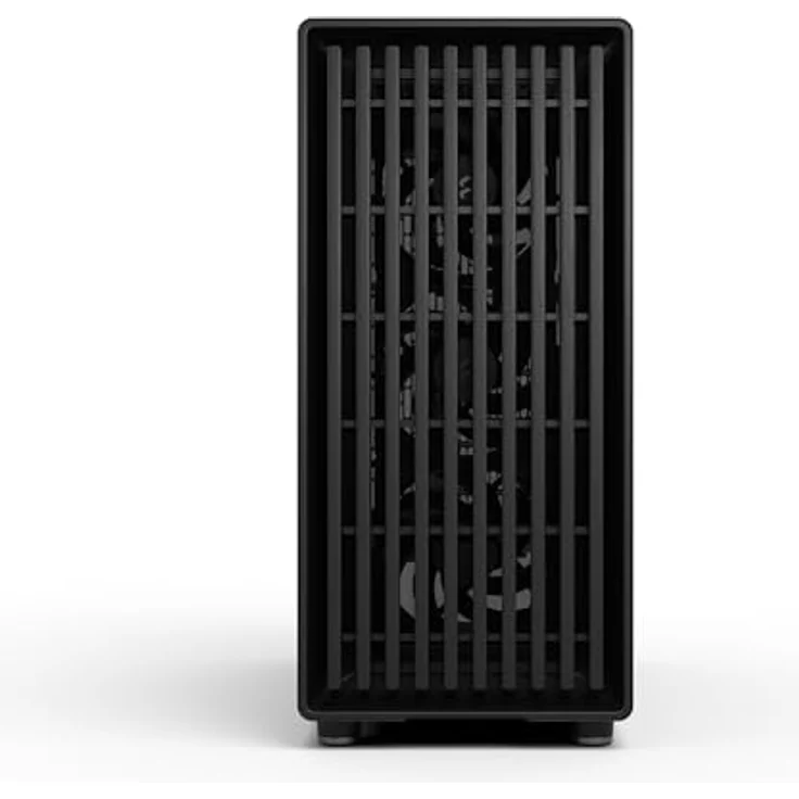 Fractal Design North Momentum Black Edition, PC-Gaming-Gehäuse mit Glas-Seitenfenster, Front aus echtem geschwärztem Eichenholz, inklusive DREI 120mm Momentum-Lüfter, ATX – Bild 2