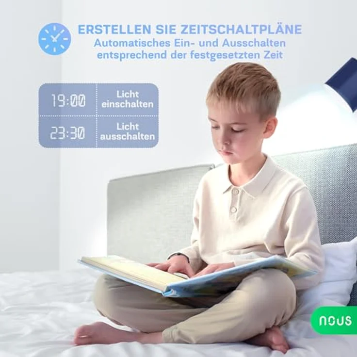 NOUS P3 Smarte WIFI Glühbirne RGB E27, Kompatibel mit Matter, Alexa, Home Assistant & Apple HomeKit, LED Lampe Farbwechsel, 2.4 GHz WiFi – Bild 5