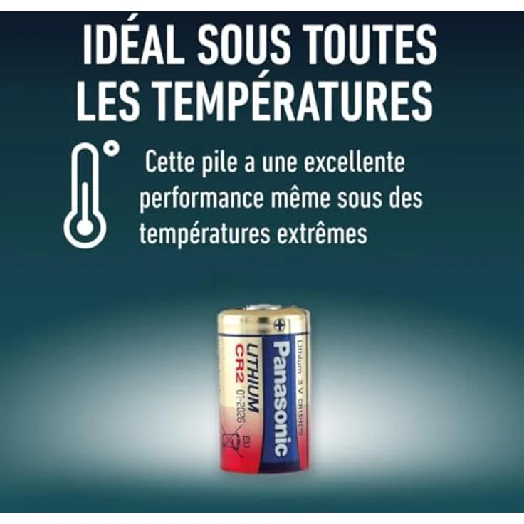 Panasonic CR2 Lithium-Batterie , 3V, 1er Pack – Bild 6