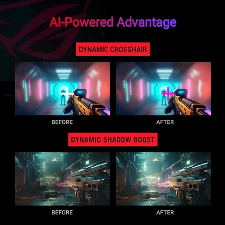 ASUS ROG Strix XG27ACS-W - 27 Zoll WQHD Gaming Monitor - 180 Hz, 1ms GtG, G-Sync, FreeSync, ELMB, DisplayHDR 400 - Weiß – Bild 5