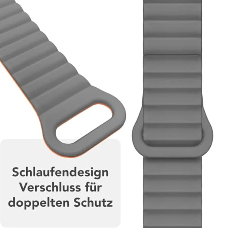 Nalia Core Smartwatch-Armband für Apple Watch 38/40/41/42mm (Serie 10/11), Magnetisches Silikon, Atmungsaktiv, Wasserfest, Sport & Alltag – Bild 6
