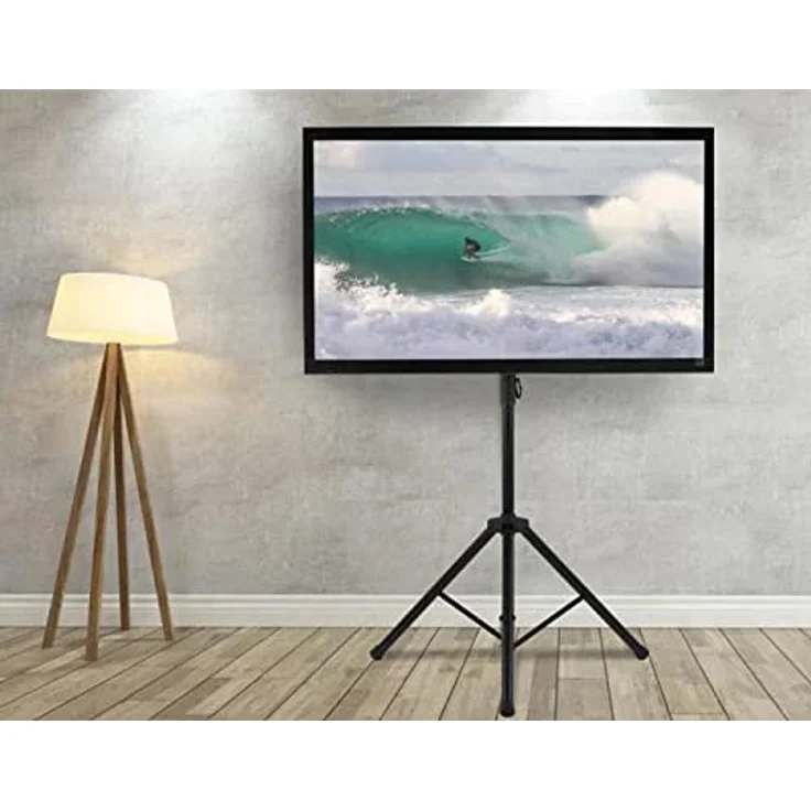 TECHLY 108002 Universal-TV-Bodenständer 17-60 Zoll Schwarz – Bild 5