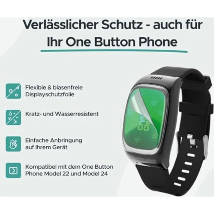one button phone Senioren Smartwatch Modell 2024, GPS Notfalluhr mit SOS-Taste, automatischer Sturzerkennung und Vitaldatenmessung – Bild 6