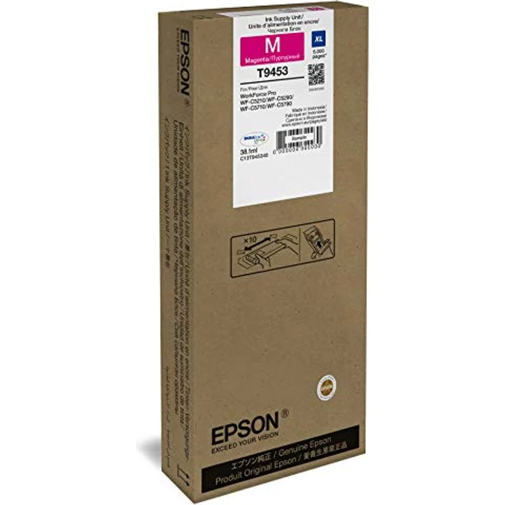 Epson Original WF-C5xxx Serie Tintenpatrone, WorkForce Pro WF-C5210DW WF-C5290DW WF-C5710DWF WF-C5790DWF WF-C5710DWF WF-C5290DW WF-C5790DWF WF-C5290DW, (magenta) – Bild 3