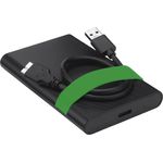 Verbatim 53110, Externe Festplatte 0.32 TB, Schwarz, USB 3.0, mit Nero Backup-Software und Kabelaufbewahrung