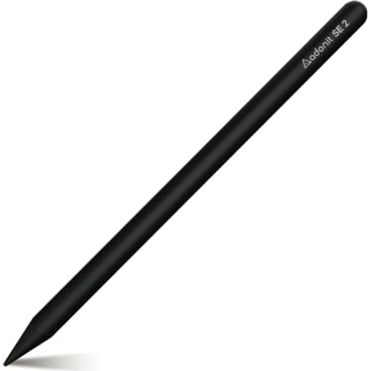 Adonit SE 2, Magnetischer Stylus mit Handflächenabweisung, Neigungsempfindlichkeit und 10 Stunden Akkulaufzeit, Schwarz – Bild 1