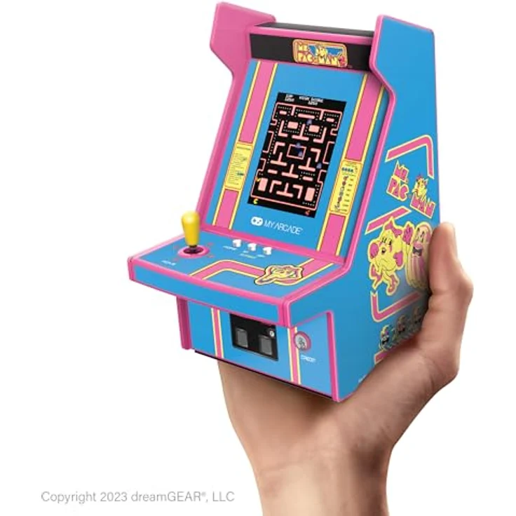 My Arcade MS.PAC-MAN MICRO PLAYER PRO, Retro-Arcade-Automat mit 2.75" Hochformat-Display, integriertem Lautsprecher und USB-C®-Stromversorgung – Bild 7