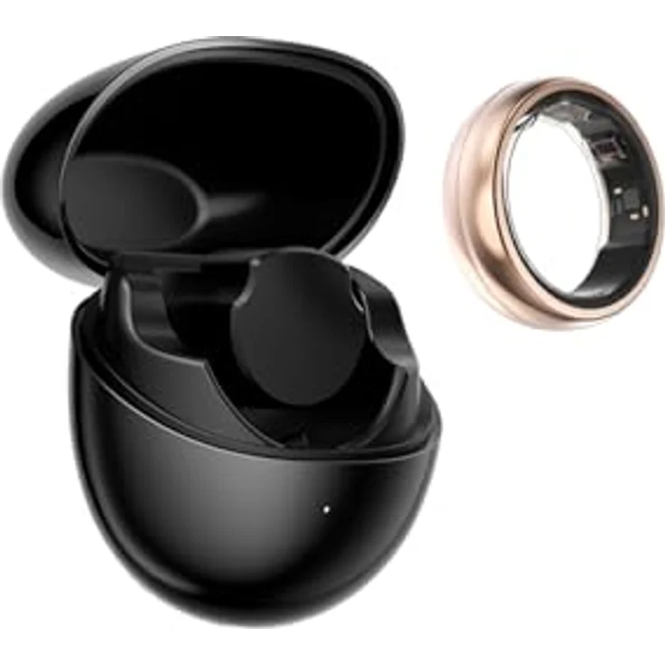 Nextring N2 Pro, Smart Ring zur Gesundheitsüberwachung mit KI-Coach, farblich anpassbar, wasserfest bis 50m, Akkulaufzeit bis zu 10 Tagen – Bild 2