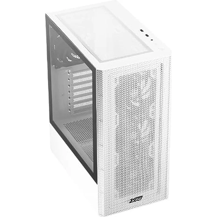 XPG Valor MESH (kompaktes ATX-Mid-Tower-Gehäuse, MESH-Frontpanel-Design, 3mm-gehärtetes Glas-Seitenpanel, vorinstallierte x4 120mm Lüfter) – Bild 2