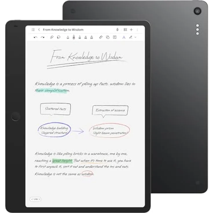 TCL NXTPAPER Note A1, 11.5 Zoll Tablet, 2200 x 1440 Pixel, 256 GB Speicher, 8 GB RAM, Android 16, Grau