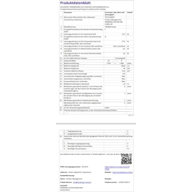 TELEFUNKEN T40X820 Home 40 Zoll LED TV (Flat, Full-HD, SMART TV) – Bild 4