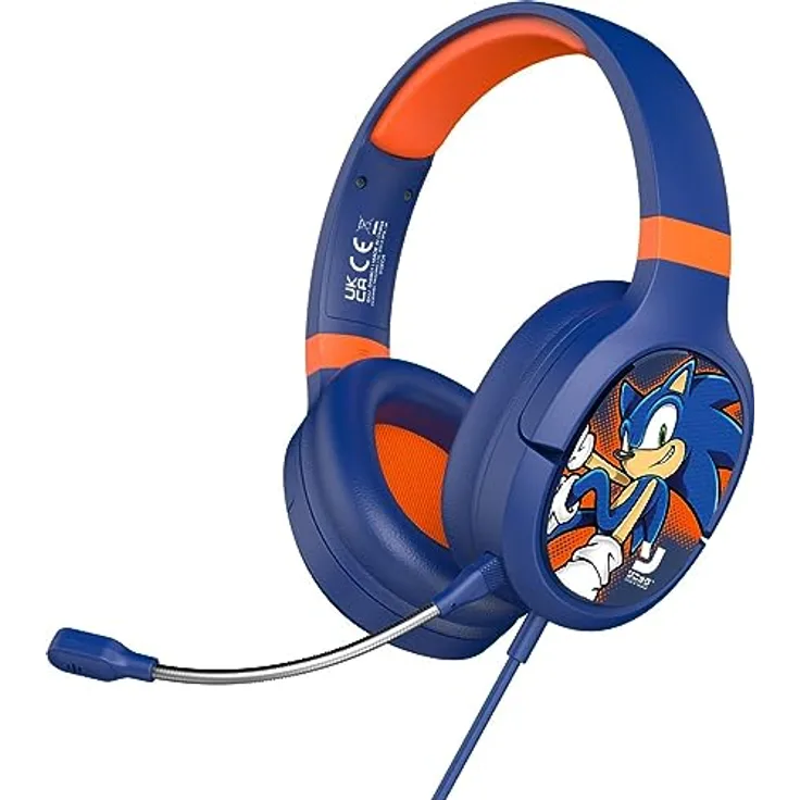 OTL Technologies SH0901 Sonic The Hedgehog Pro G1 Kabelgebundene Gaming-Kopfhörer mit 50mm over-ear Speakern.