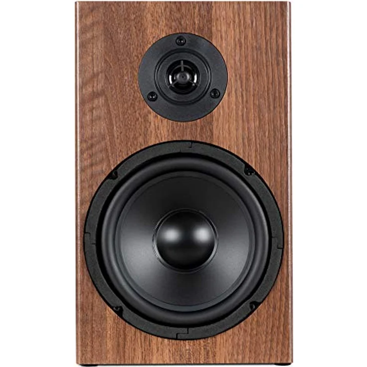 McGrey BSS-265 6,5" HiFi Regallautsprecher 40 Watt braun, 2-Wege-System, abnehmbare Frontabdeckung – Bild 3