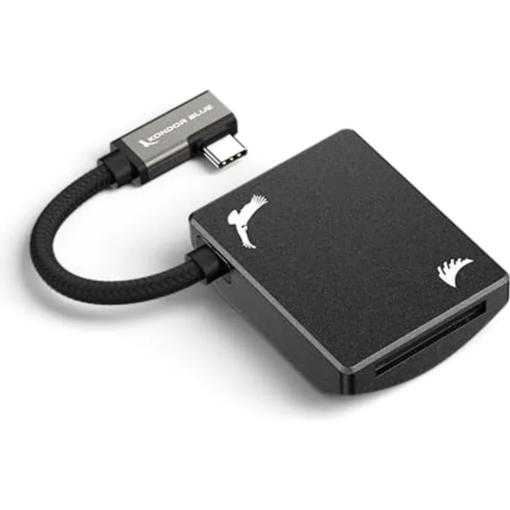 Angelbird CFexpress B Recording Module, Kartenlesegerät mit USB-C 3.2 Gen 2x2, Raven Black