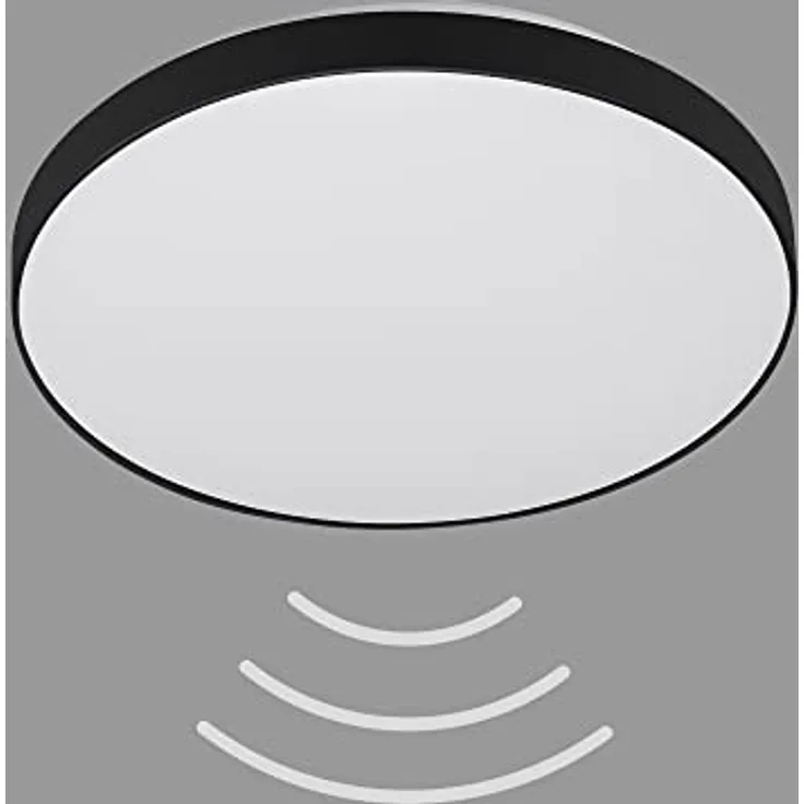 Telefunken LED Deckenleuchte mit Bewegungssensor & Tageslichtsensor, 16W, 1.500 Lumen, Ø 29cm, Weiß/Schwarz - Preisvergleich