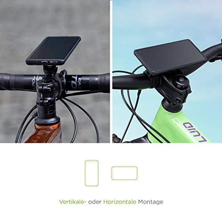Sp Connect Phone Clamp, Smartphone Halterung für Universal Fahrradhaltung, Schwarz – Bild 4