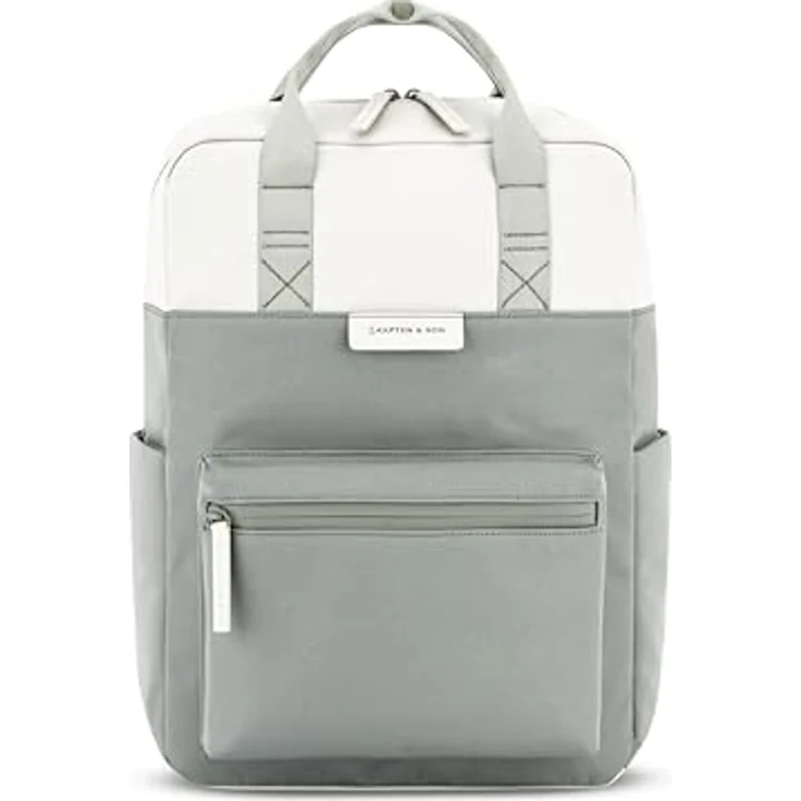 Kapten & Son Bergen Pro Backpack, Freizeitrucksack mit Laptopfach für 15 Zoll Geräte, 15L, wasserabweisend, muted sage grün – Bild 1