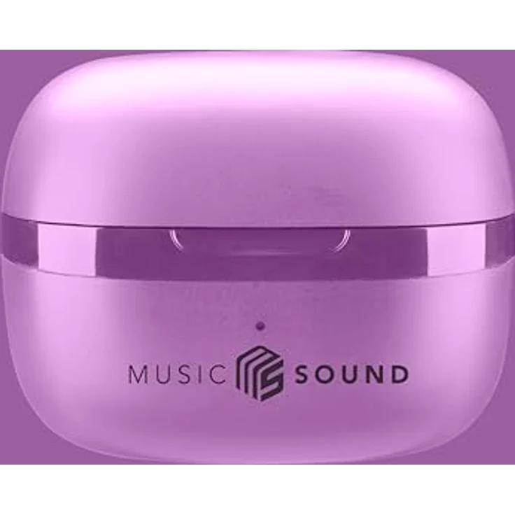Music Sound Flow Kabelloses In-Ear-Bluetooth-Headset - Spielzeit 25 Stunden - Lila – Bild 2