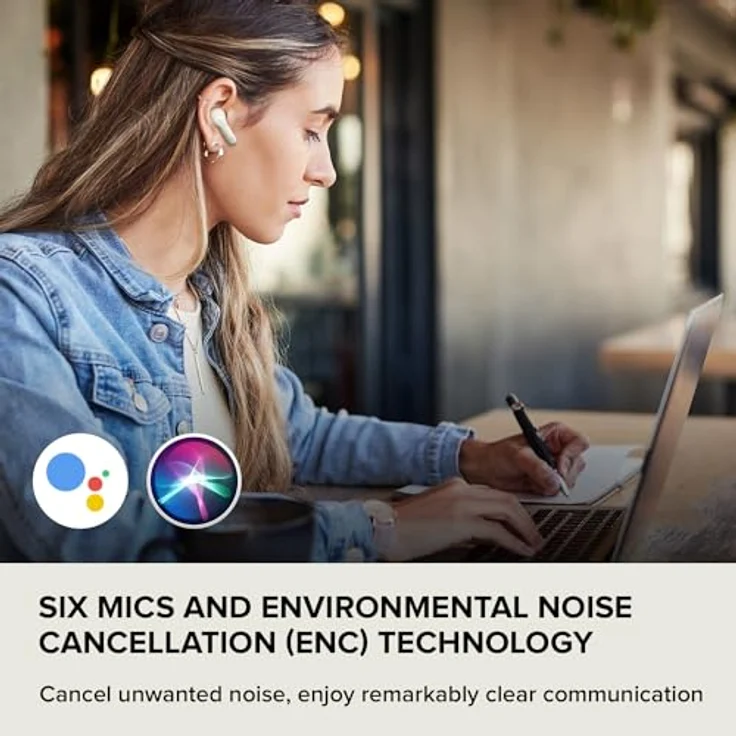 Creative Zen Air Plus, In-ear Bluetooth Kopfhörer mit Anti-Schweiß Technologie, ANC, 8h Akkulaufzeit, kabellos, Blau – Bild 8