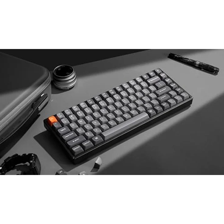 Keychron K2 MAX, Wireless Mechanische Tastatur mit RGB, Hot-Swap, QMK/VIA Programmierbare Makros, Aluminiumrahmen, Super Brown Switch, für Mac und Windows – Bild 4