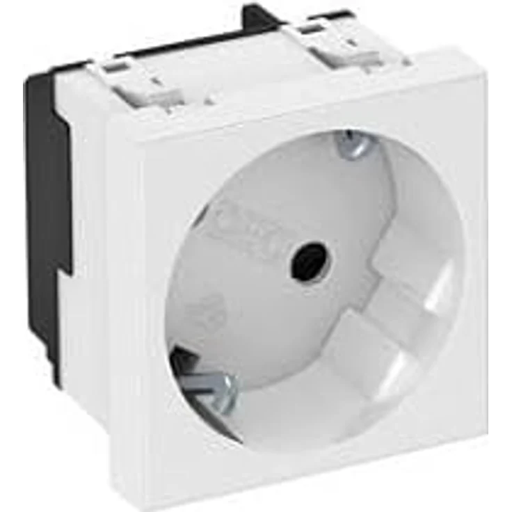 OBO Bettermann Steckdose 33 Grad, 1-fach STD-D3S RW1, weiß – Bild 2