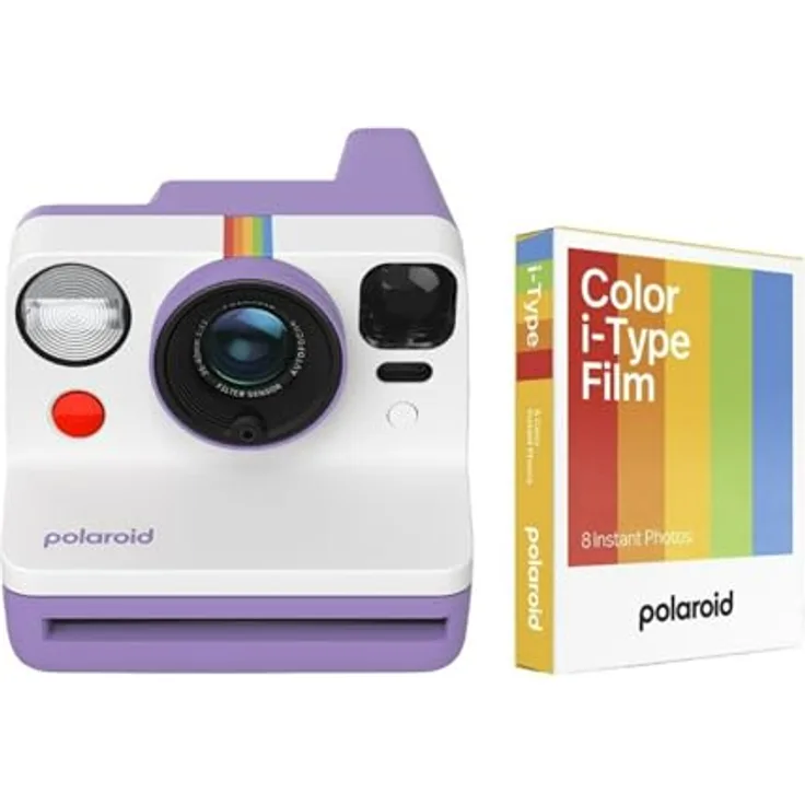 Polaroid Now Gen3, Sofortbildkamera mit verbesserten Autofokus und Doppelbelichtungsmodus, Violett