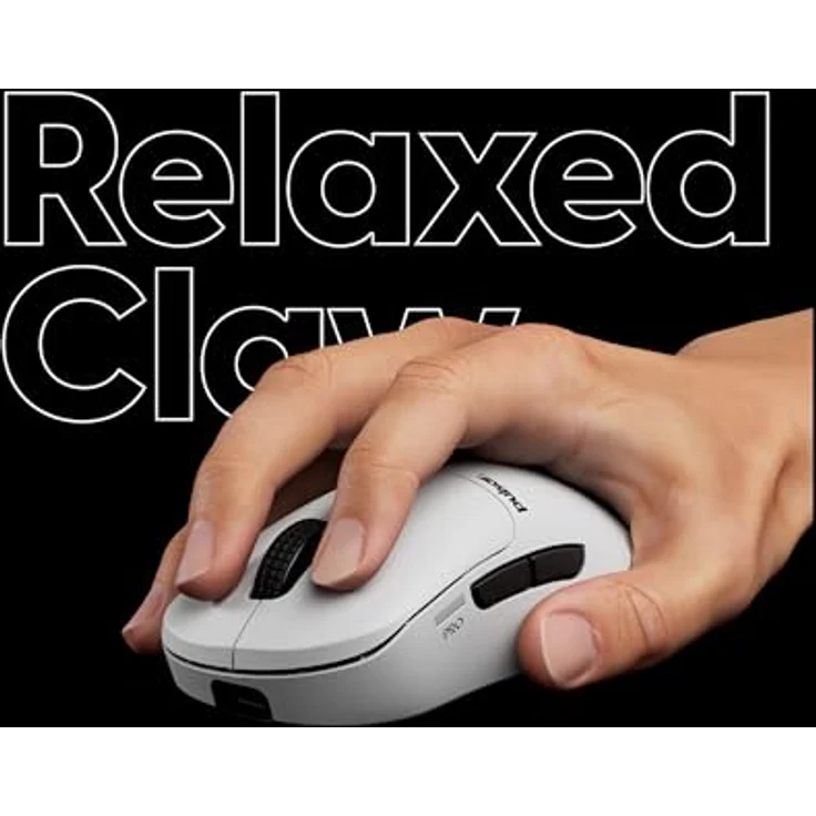 Pulsar [Pro Series] JV-X, Wireless Gaming Maus mit 32.000 DPI Sensor, Ultraleicht (56g), Weiß – Bild 4