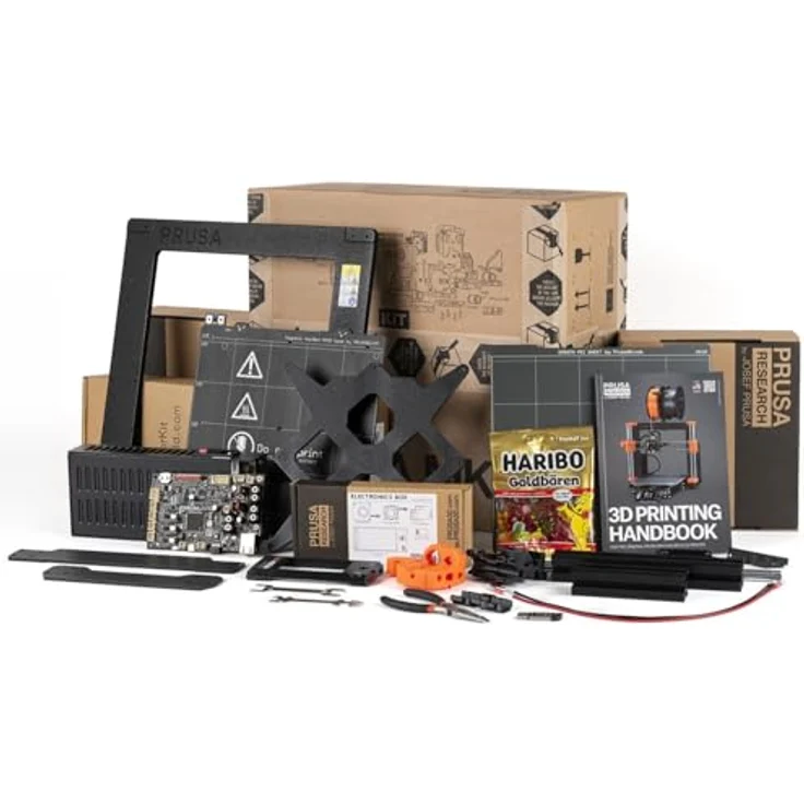 ORIGINAL PRUSA MK4S 3D-Drucker-Kit, DIY Kit mit automatischer Kalibrierung, abnehmbare Druckblätter, Filamentmuster enthalten – Bild 2