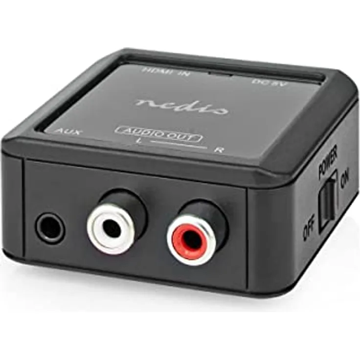 Nedis | Digital Audio Converter | 1-way | Connection input: HDMI™ Input | Connection output: 2x (2x RCA Female) / 3.5 mm | eARC | Automatic | Anthracite