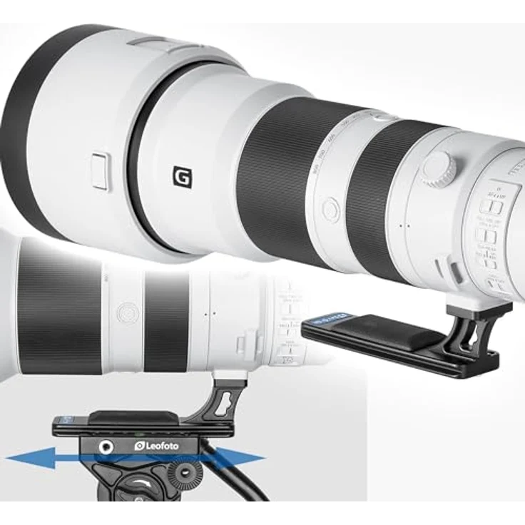 LEOFOTO Objektivfuß SF-04 für Sony FE 400-800mm f6.3-8 G OSS, Arca-Swiss Montage aus harteloxiertem Aluminium, leicht und stabil – Bild 3