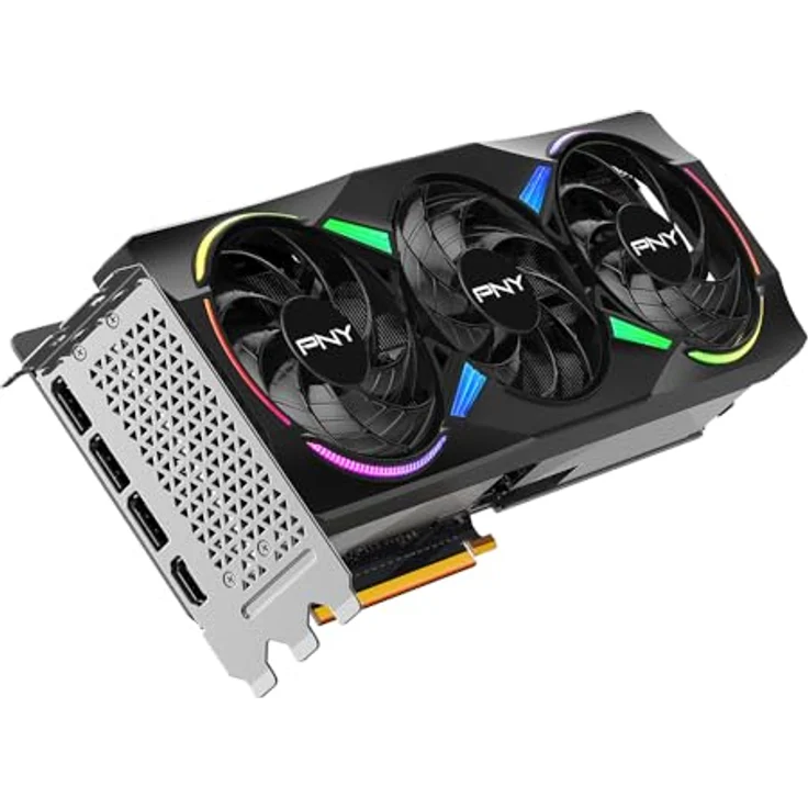 PNY GeForce RTX™ 5070Ti 16GB ARGB OC Triple Fan Grafikkarte mit DLSS 4 und hoher Speicherkapazität – Bild 1