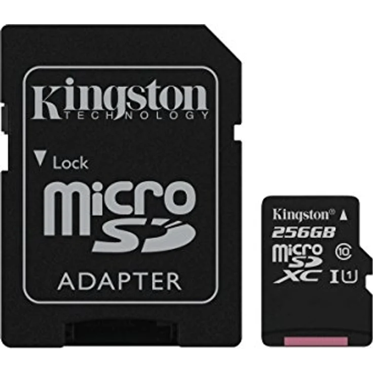 Kingston SDCS-256GB MicroSD Canvas Select Geschwindigkeiten der Klasse 10 UHS-I – bis zu 80 MB-s Lesezugriff (mit SD-Adapter)- Erwecken Sie HD-Videos zum Leben – Bild 2