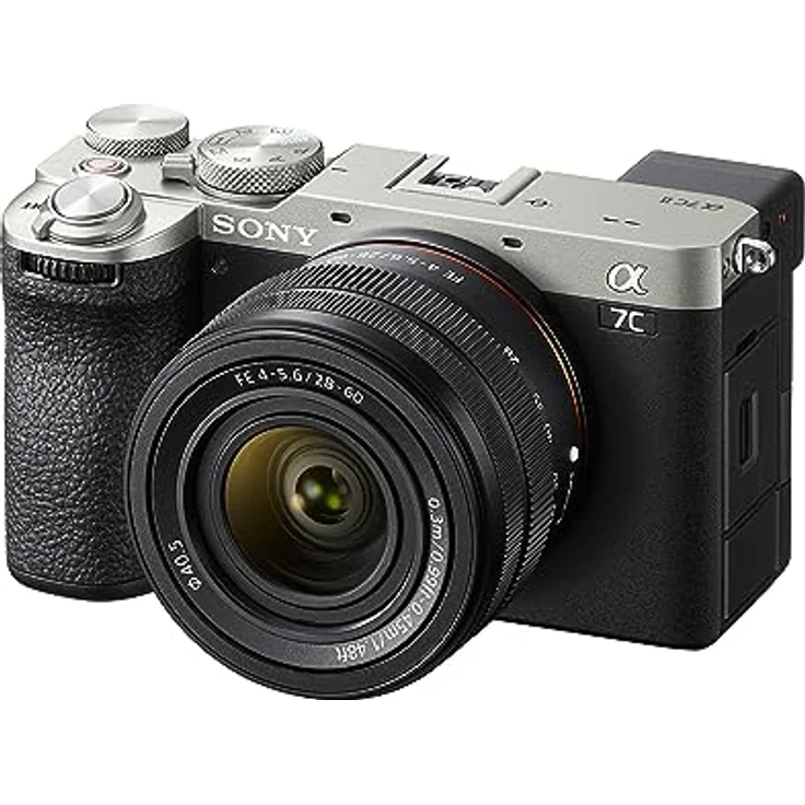 Sony Alpha 7C II | Spiegellose Vollformatkamera (kompakt, 33 MP, Echtzeit-Autofokus, 10 BPS, 4K Video, neigbarer LCD-Touchscreen) Silber – Bild 4