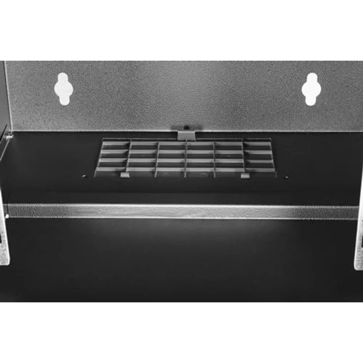 DIGITUS Netzwerk-Schrank 10-Zoll 9HE Wandmontage unmontiert 457x316x298mm Traglast 30kg IP20 Schutzklasse Schwarz – Bild 4